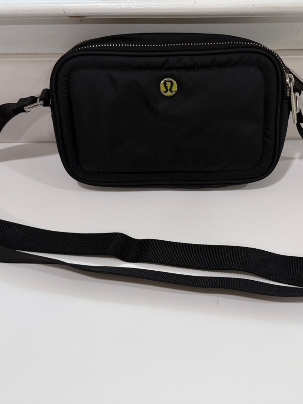 Lululemon Black Crossbody Bag with Adjustable Strap